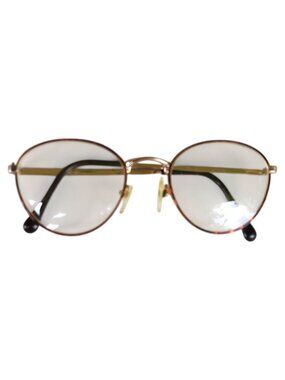 Lenscrafters Gold Metal Round Oval Eyeglass Frames CG3 GT